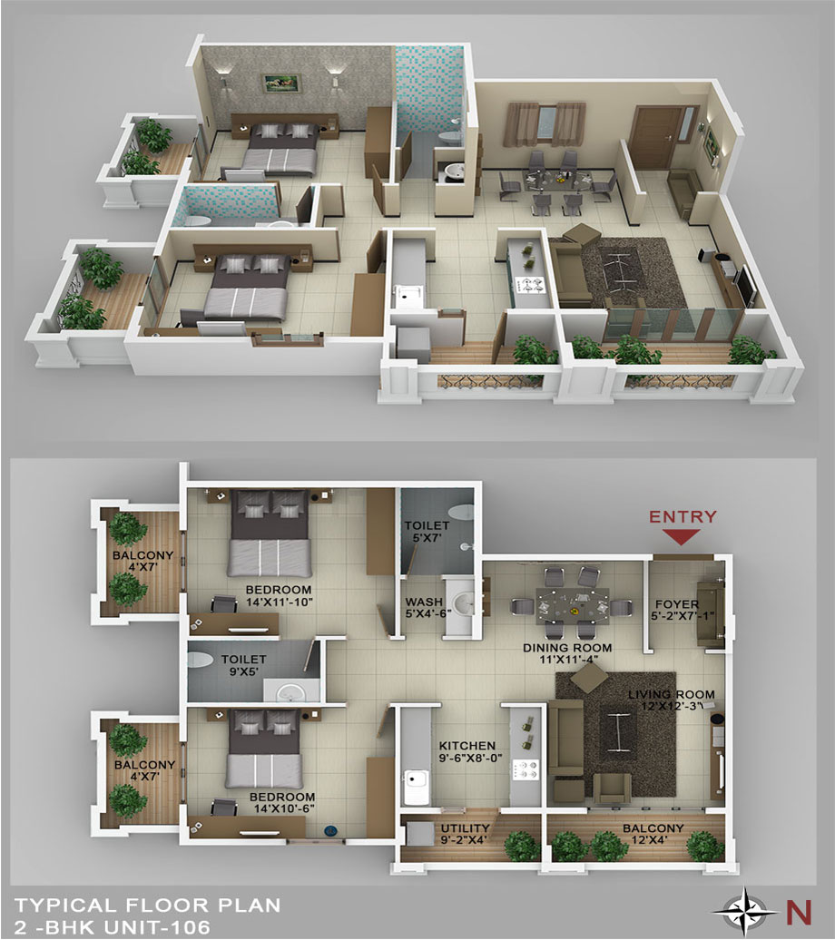 Athena-2bhk-unit-106